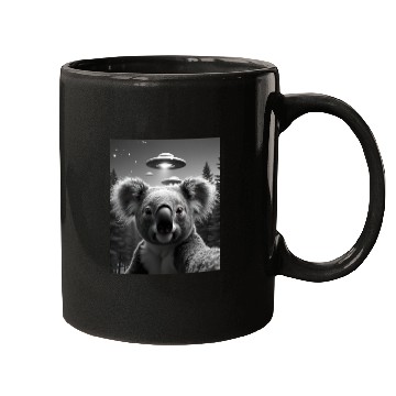 Discover UFO Funny Koala Bear Mugs