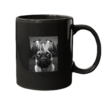 Discover UFO Funny Dog Mugs