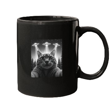 Discover UFO Funny Cat Mugs
