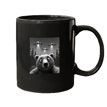 Discover UFO Funny Bear Mugs
