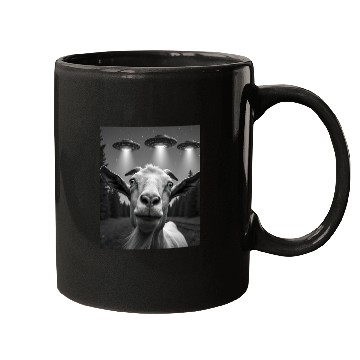 Discover UFO Funny Goat Mugs