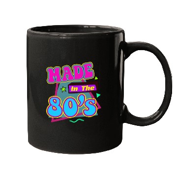 Discover Retro 80s Style design Perfect for Nostalgia Fans Mugs