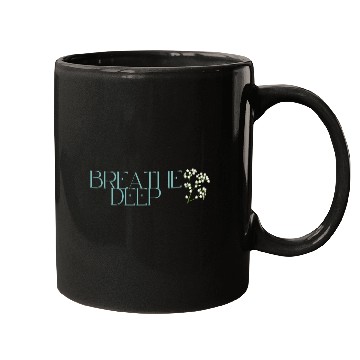 Discover Breathe deep Yoga Mugs