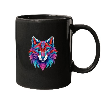 Discover Wolf head 21 Mugs