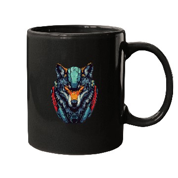 Discover Wolf head 24 Mugs