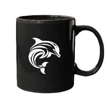 Discover Dolphin T Tattoo In Sweeping Shape Mugs