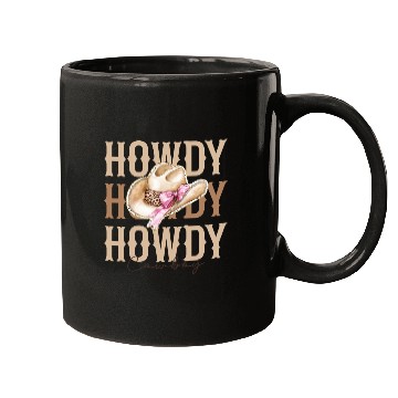 Discover Howdy Cowboy hat Mugs