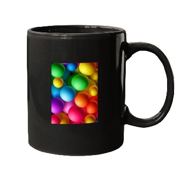 Discover Vibrant Multi Colored Spheres Mugs