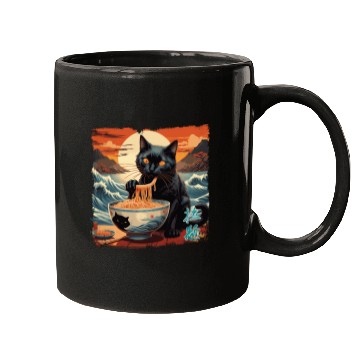 Discover Cat Ramen Mugs