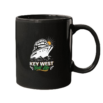 Discover KEY-WEST BOAT LIFE Sailing Florida Keys West Keys Mugs