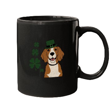 Discover Irish Setter and four leaf clover St Patrick's Day Mugs