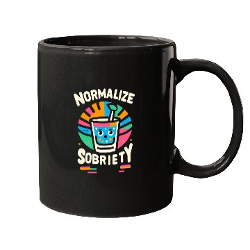 Discover Normalize Sobriety 9 Mugs