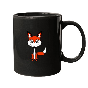 Discover Fox Evil Look Dangerous Crazy Wild Animal Fun Face Mugs