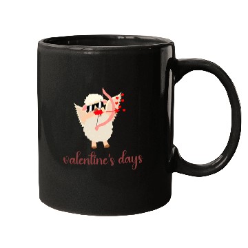 Discover valentine s days llama Mugs