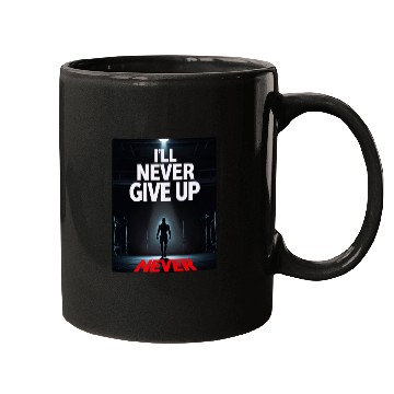 Discover Never Give Up Motivation MAN Mugs