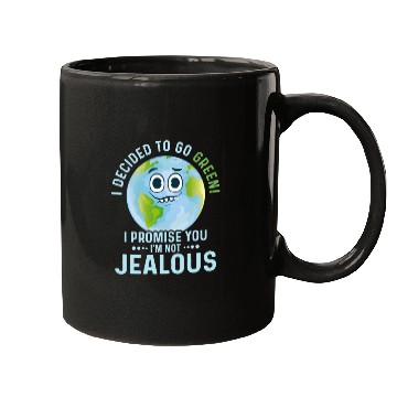 Discover I Decided To Go Green Planet Earth Day Mugs