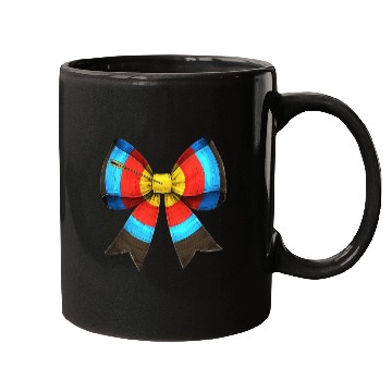 Discover Coquette Bow Archery Archer Bow and Arrow Mugs
