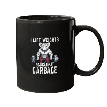 Discover Opossum Weightlifting Workout Gym Gift Mugs