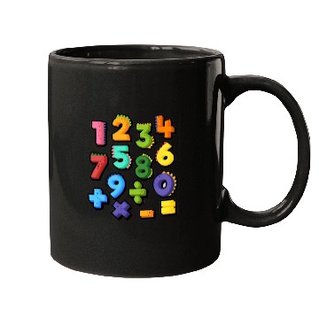 Discover Funny Numbers Day Maths Back To School Teacher Kid Mugs
