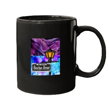 Discover Purple Bourbon Street Lamp Post Mugs