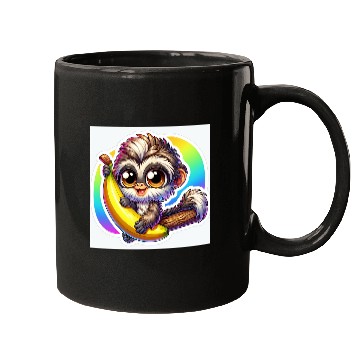 Discover Cute Monkey Stickers Mugs
