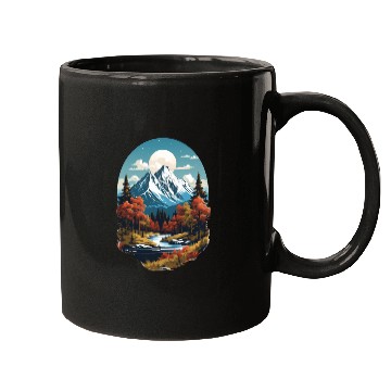 Discover Majestic Peaks and Autumn Serenity Mugs