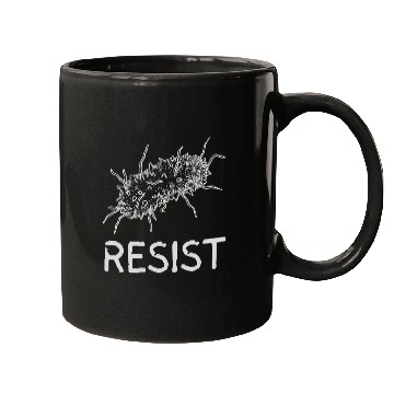 Discover Bacteria Resist Design – Microbiology Science Art Mugs