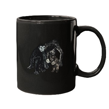 Discover Surreal Monster Art – Dark Humor What It Says Desi Mugs