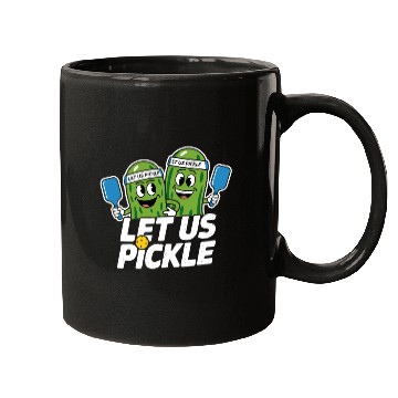 Discover Funny Pickleball Cucumber Lover Ball Sport Mugs