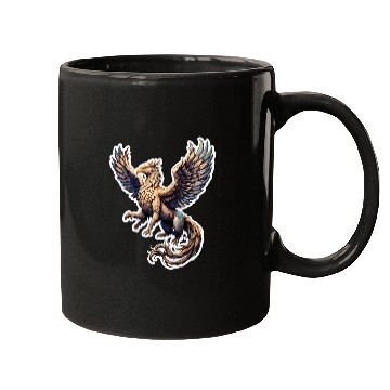 Discover Celestial Griffin Soars Mugs