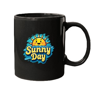 Discover Sunny Day Sun Summer Vacation Mugs