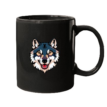 Discover Wolf head 30 Mugs
