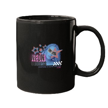 Discover Neon Goddess Y2K Mugs Design