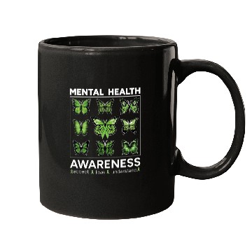 Discover Accept Love Understand Mental Health Awareness Mugs