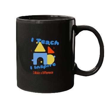 Discover I Teach, I Inspire, I Make a Difference Mugs
