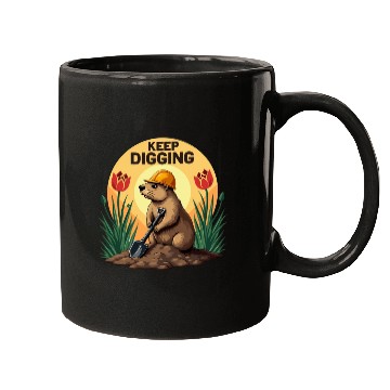 Discover Industrious Groundhog Gardener Mugs
