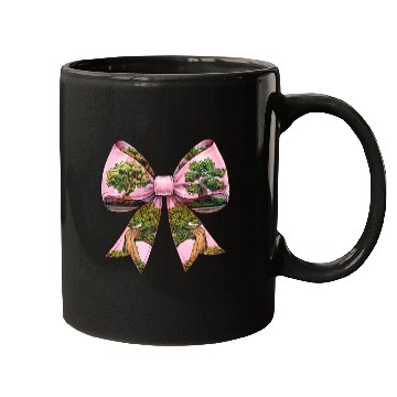 Discover Coquette Bow Bonsai Japanese Zen Mothers Day Mugs