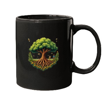 Discover Tree of Life & Bees Mugs