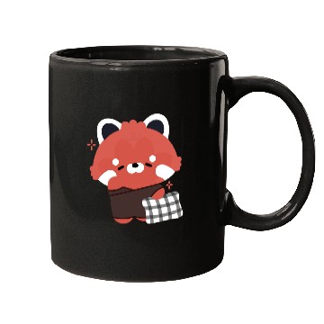 Discover Sleepy Red Panda Mugs