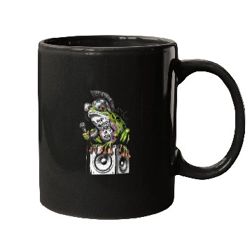 Discover Frog Punk Street Art Graffiti Design Mugs