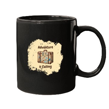 Discover Adventure is Calling Mugs