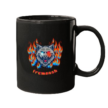 Discover Fierce wolf Mugs
