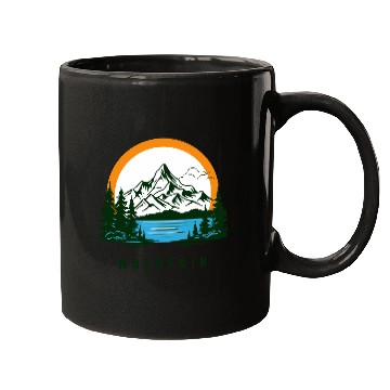 Discover Mountain Forest Sea Iconic View Mugs