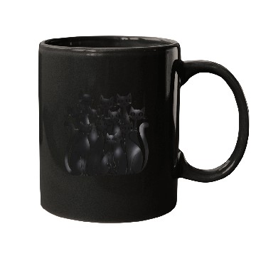 Discover Modern Trendy Cute Suspicious Cats Mugs