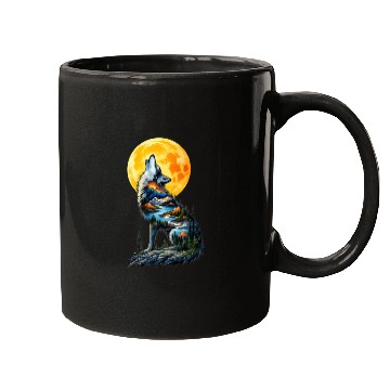 Discover Howling Wolf Mugs