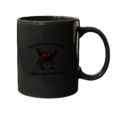 Discover Retro Mothman Eating Soup Cryptid 90s Mugs