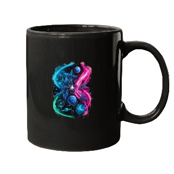 Discover Galactic Graffiti - Street art Mugs