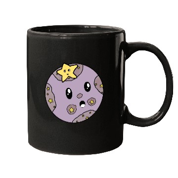 Discover Surprised Purple Moon Mugs