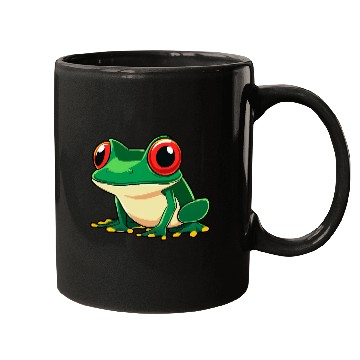 Discover Little green frog Mugs