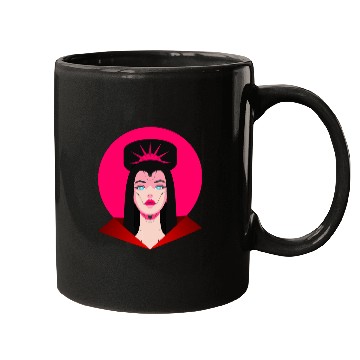 Discover Cyberpunk Princess – Futuristic Sci-Fi Royalty Mugs